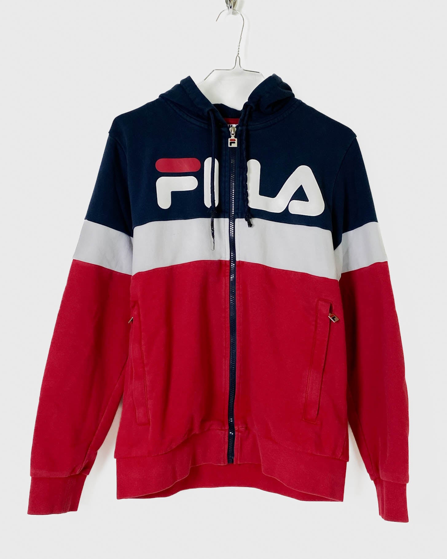 Fila Felpa Hoodie con Zip Taglia XS Casual Bay