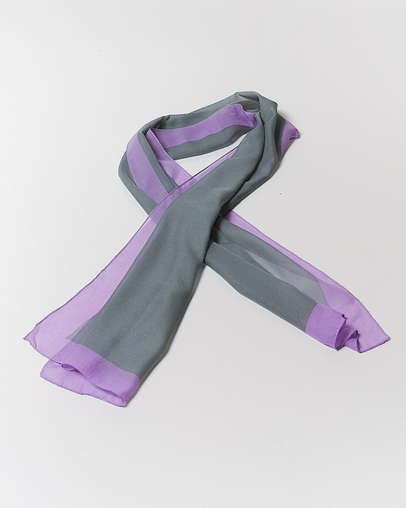 Foulard con Profilo Glicine