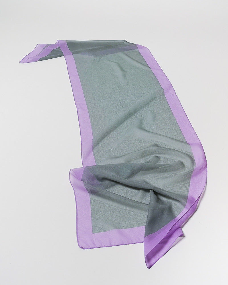 Foulard con Profilo Glicine