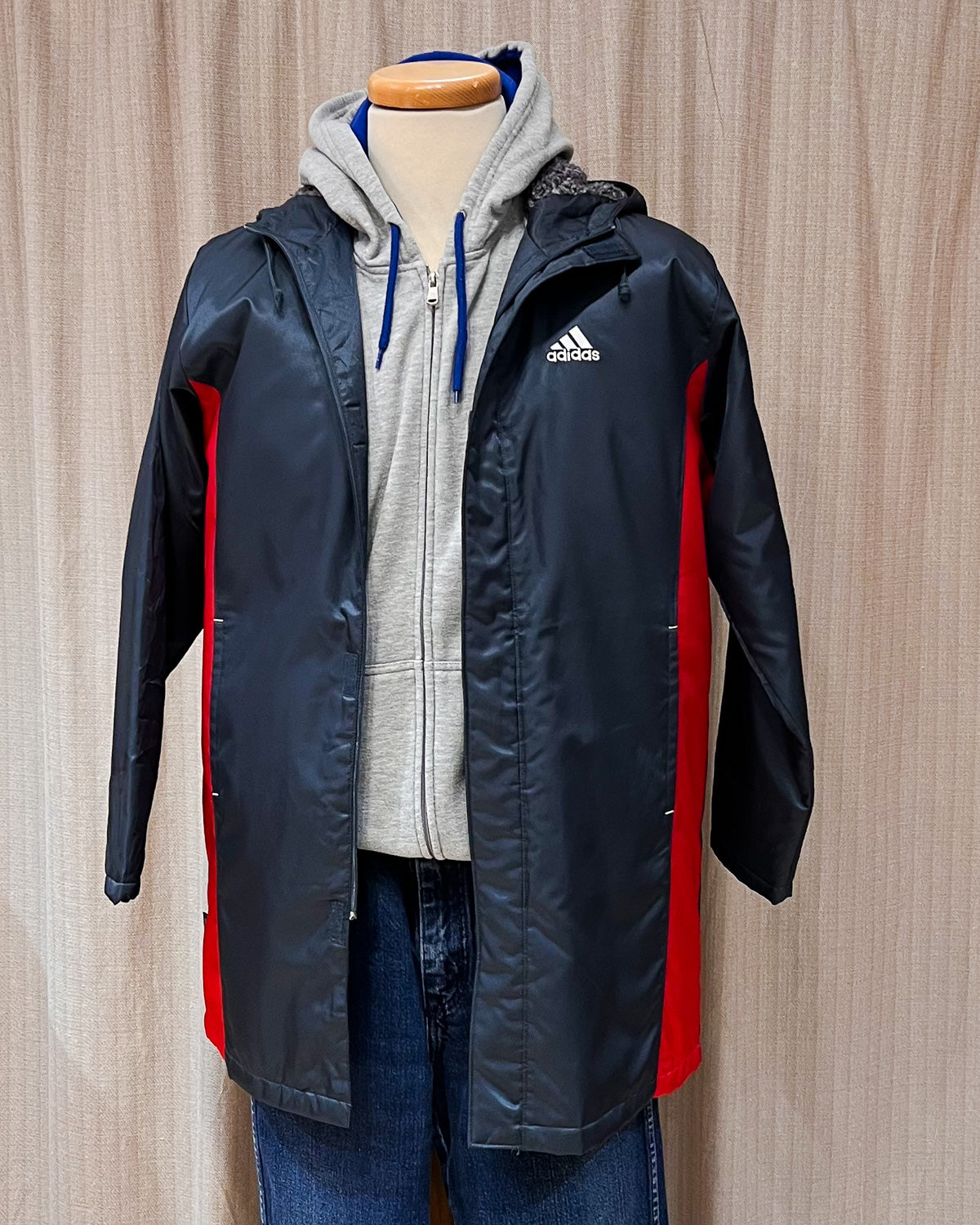 Parka Adidas con Cappuccio 90s - S