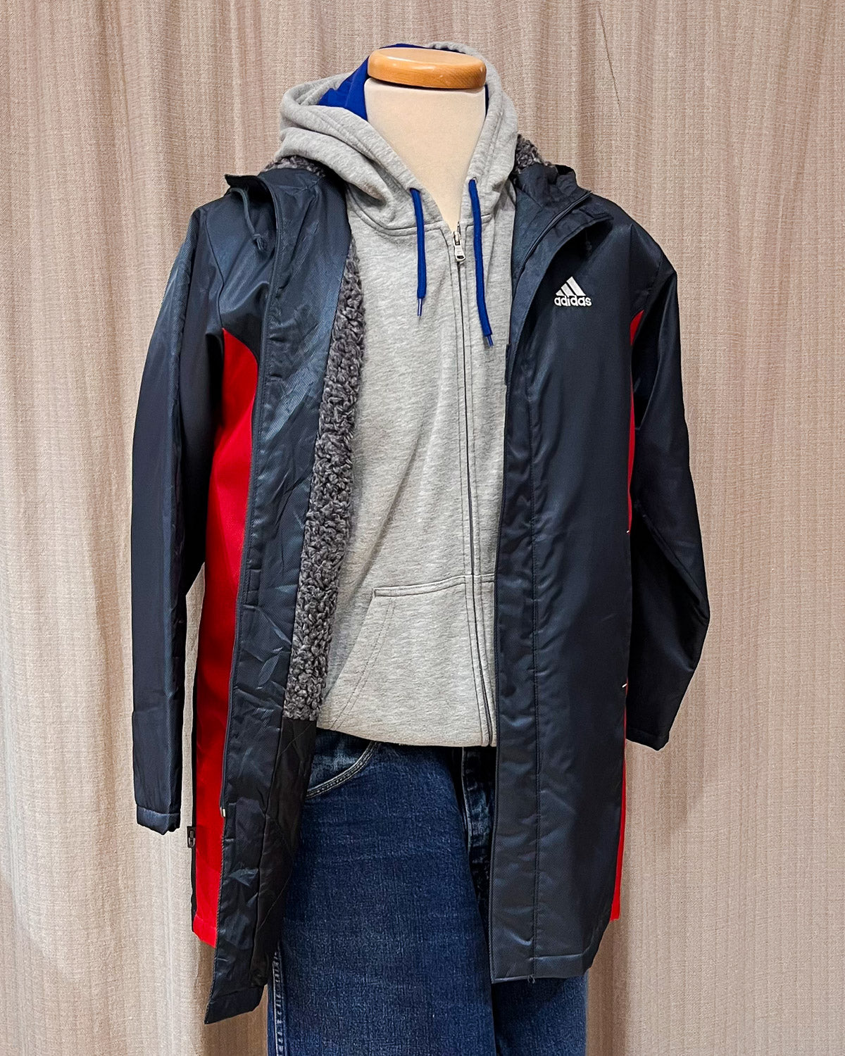 Parka Adidas con Cappuccio 90s - S