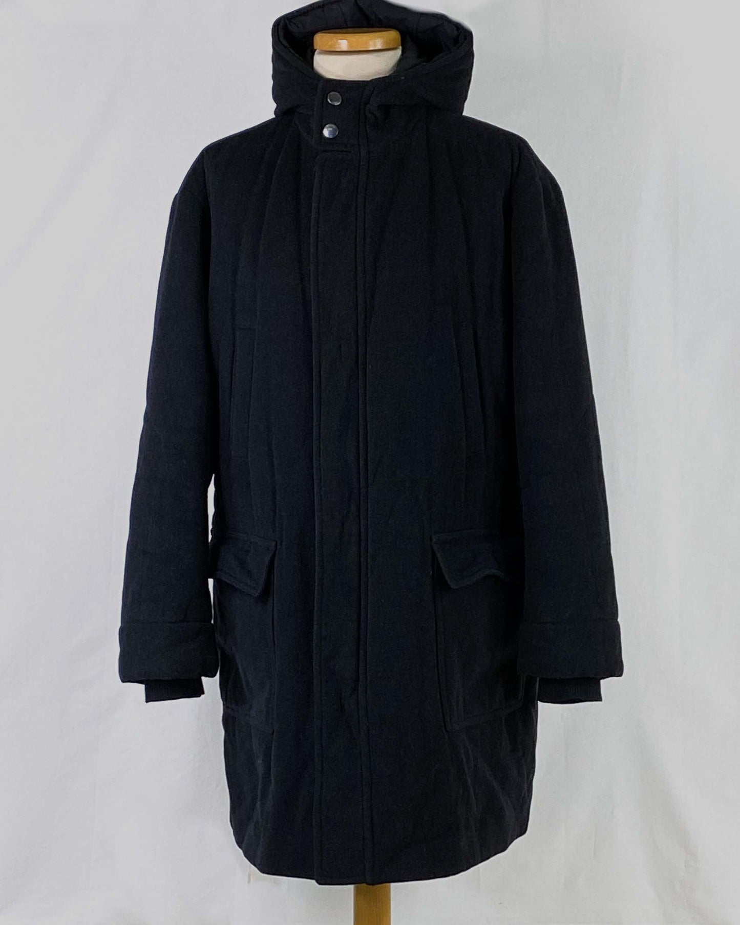 Hugo Boss Cappotto Alpino con Cappuccio Taglia L