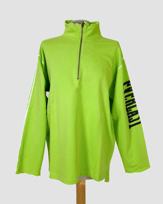 Everlast Felpa Lime Quarter Zip Size M