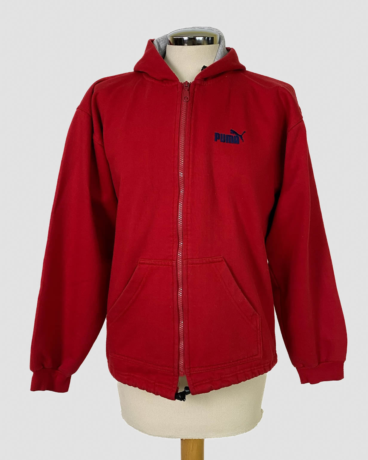 Puma Felpa Hoodie Logo Su Retro Taglia S