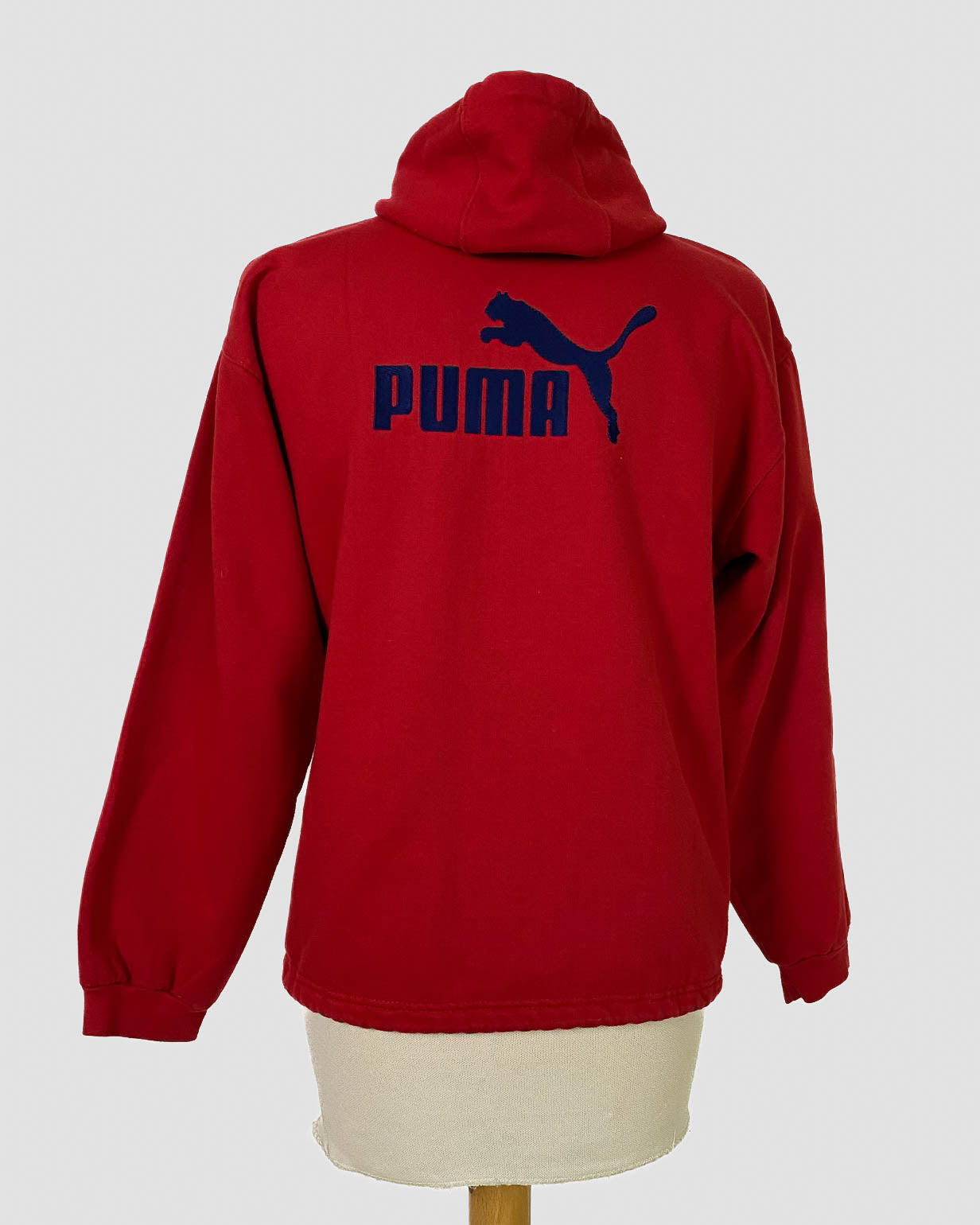 Puma Felpa Hoodie Logo Su Retro Taglia S