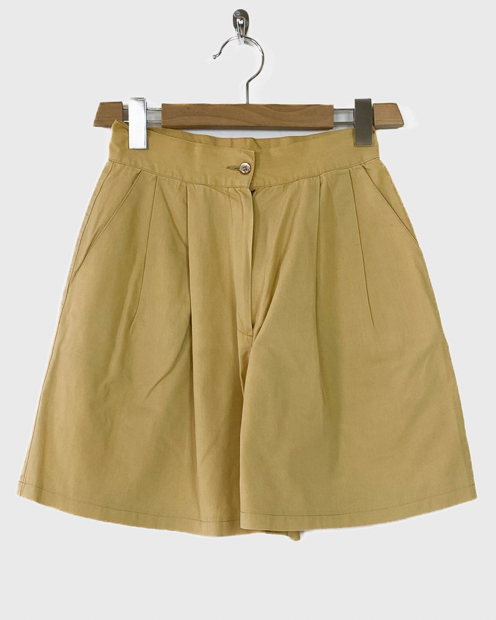 Chino Shorts Alta Vita con Pinces Taglia 42