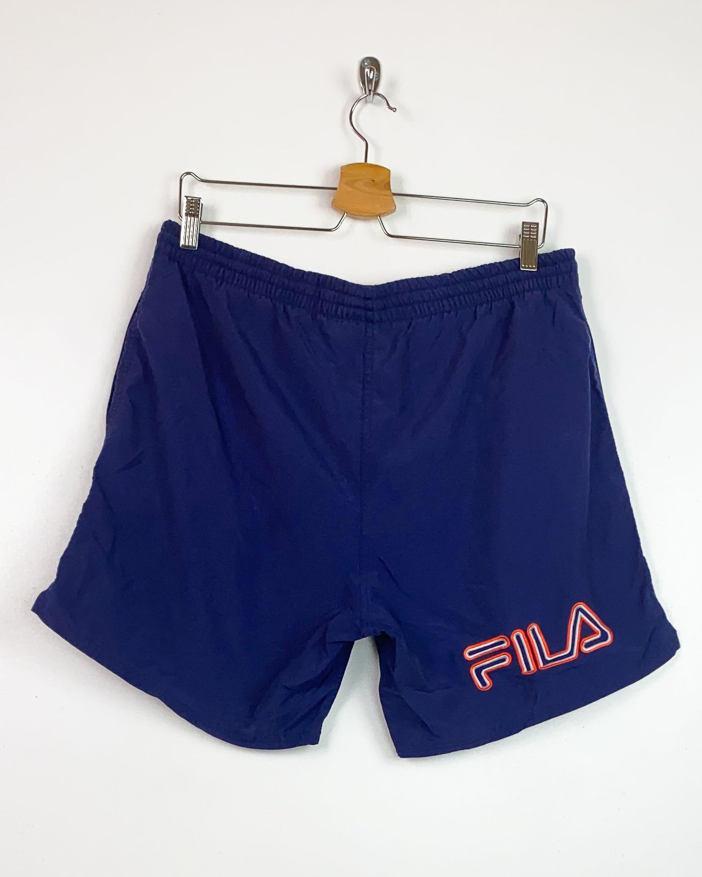 Fila Pantaloncini Sportivi con Stampa sul Retro Taglia XL