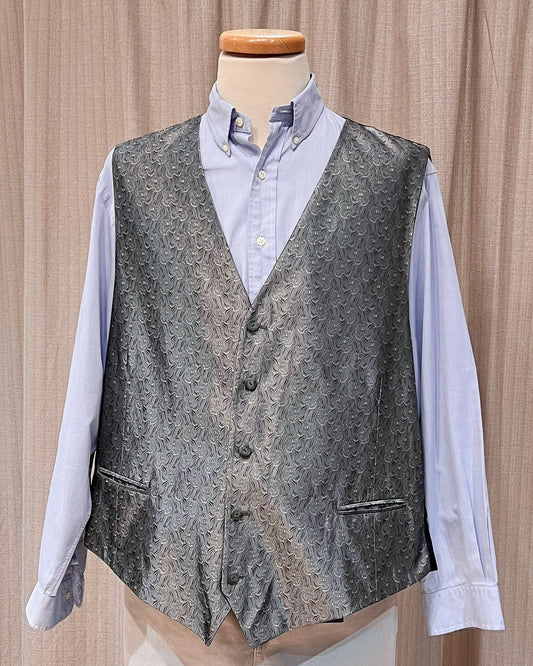 Gilet Vintage in Seta Taglia 3XL