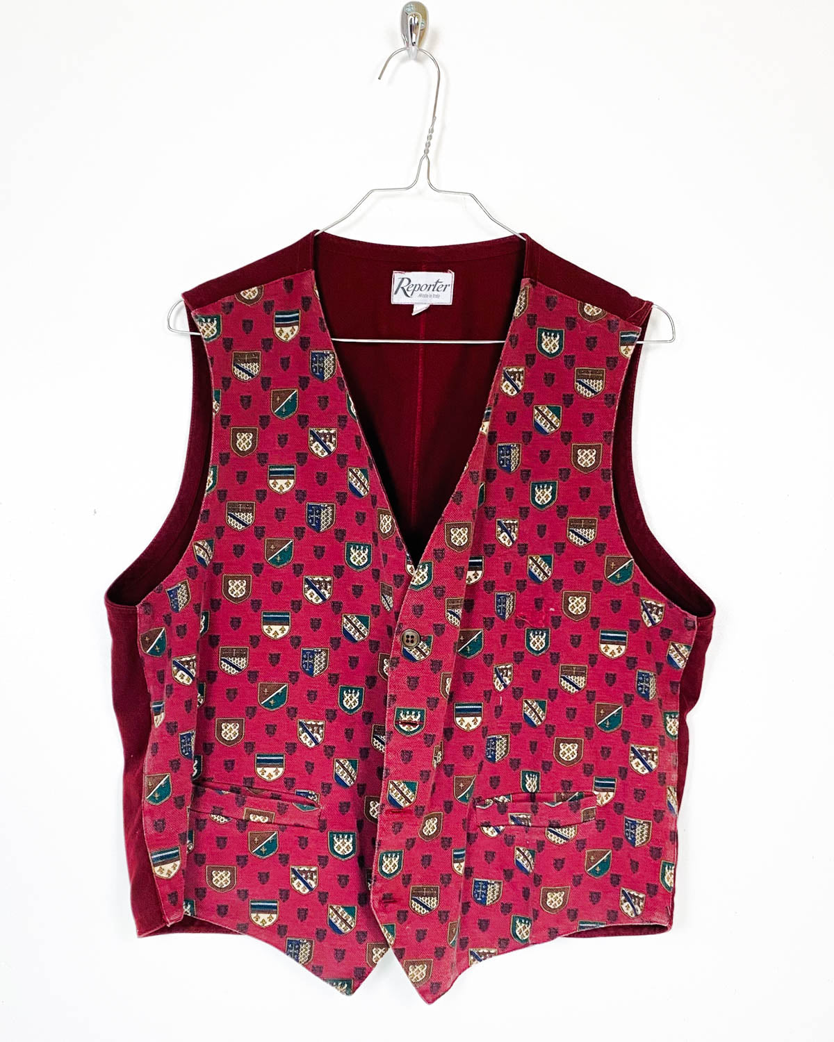 Gilet Vintage con Grafiche Taglia M