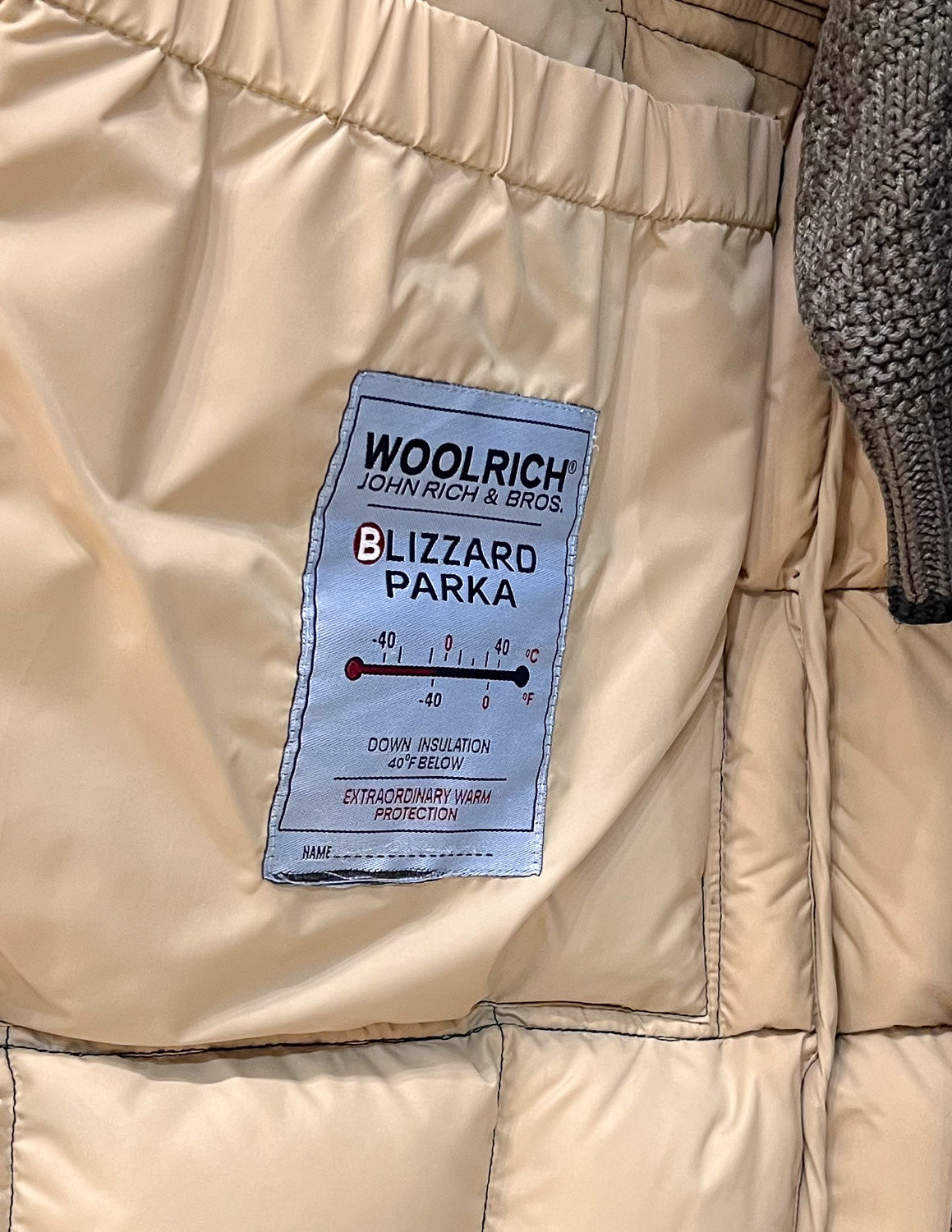 Woolrich - Piumino Lungo Taglia 2XL