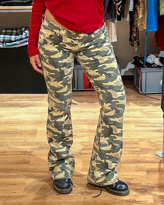 Jeans Flare Camo - M/L