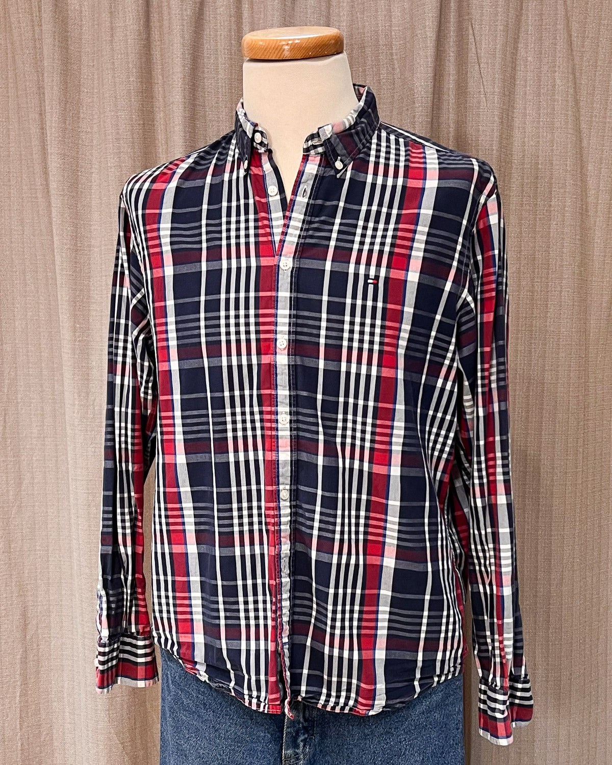 Tommy Hilfiger - Camicia A Quadri - L