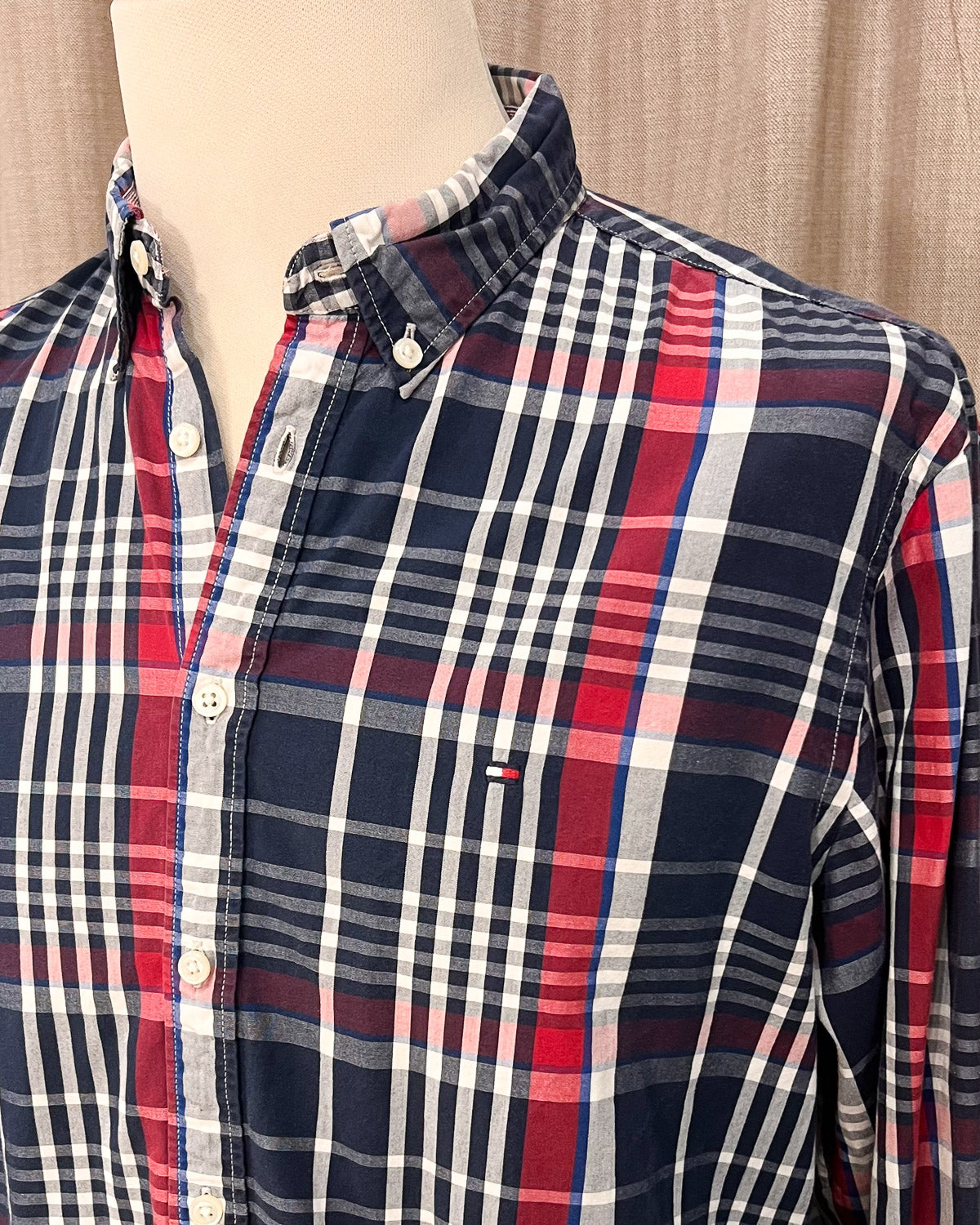 Tommy Hilfiger - Camicia A Quadri - L