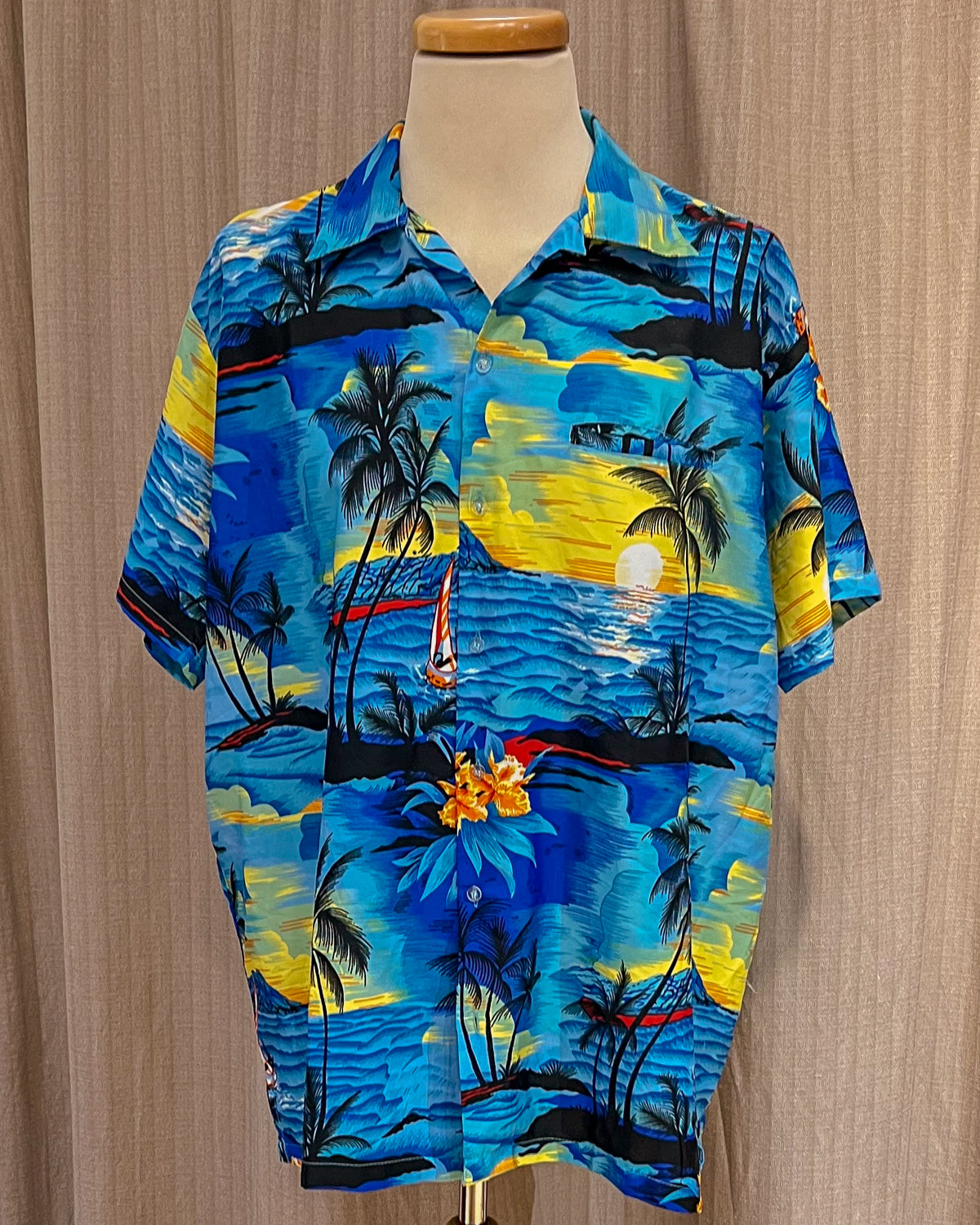 Camicia A Fiori Vintage - 2XL