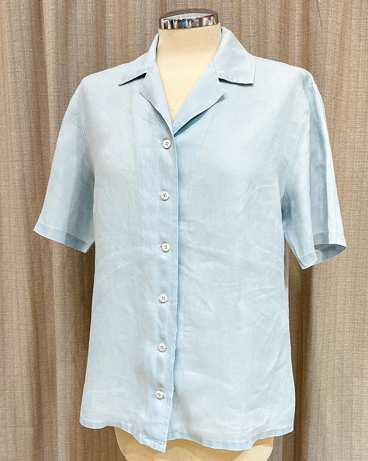 Camicia In Lino Vintage L