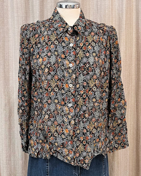 Blusa A Fiori Vintage - M