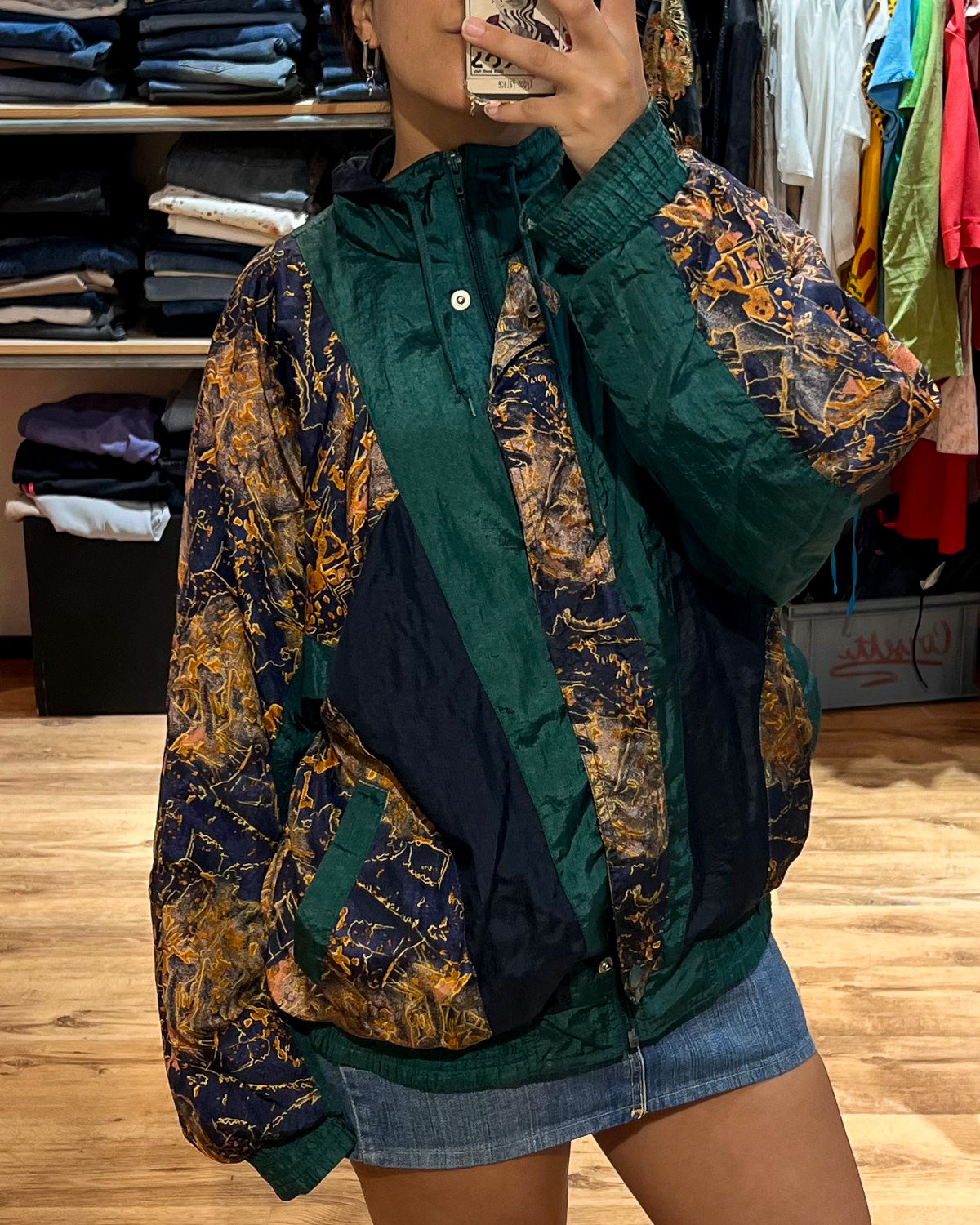 Windbreaker Vintage A Fantasia - L