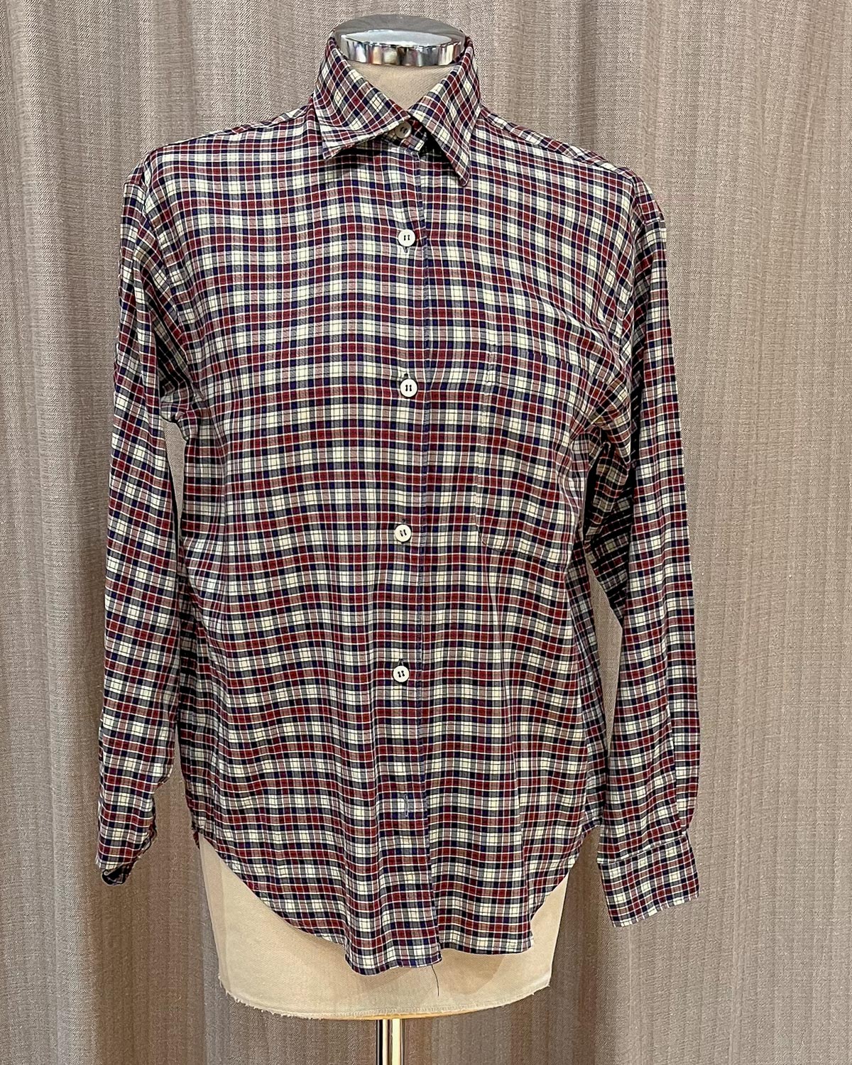 Camicia A Quadri Vintage - S