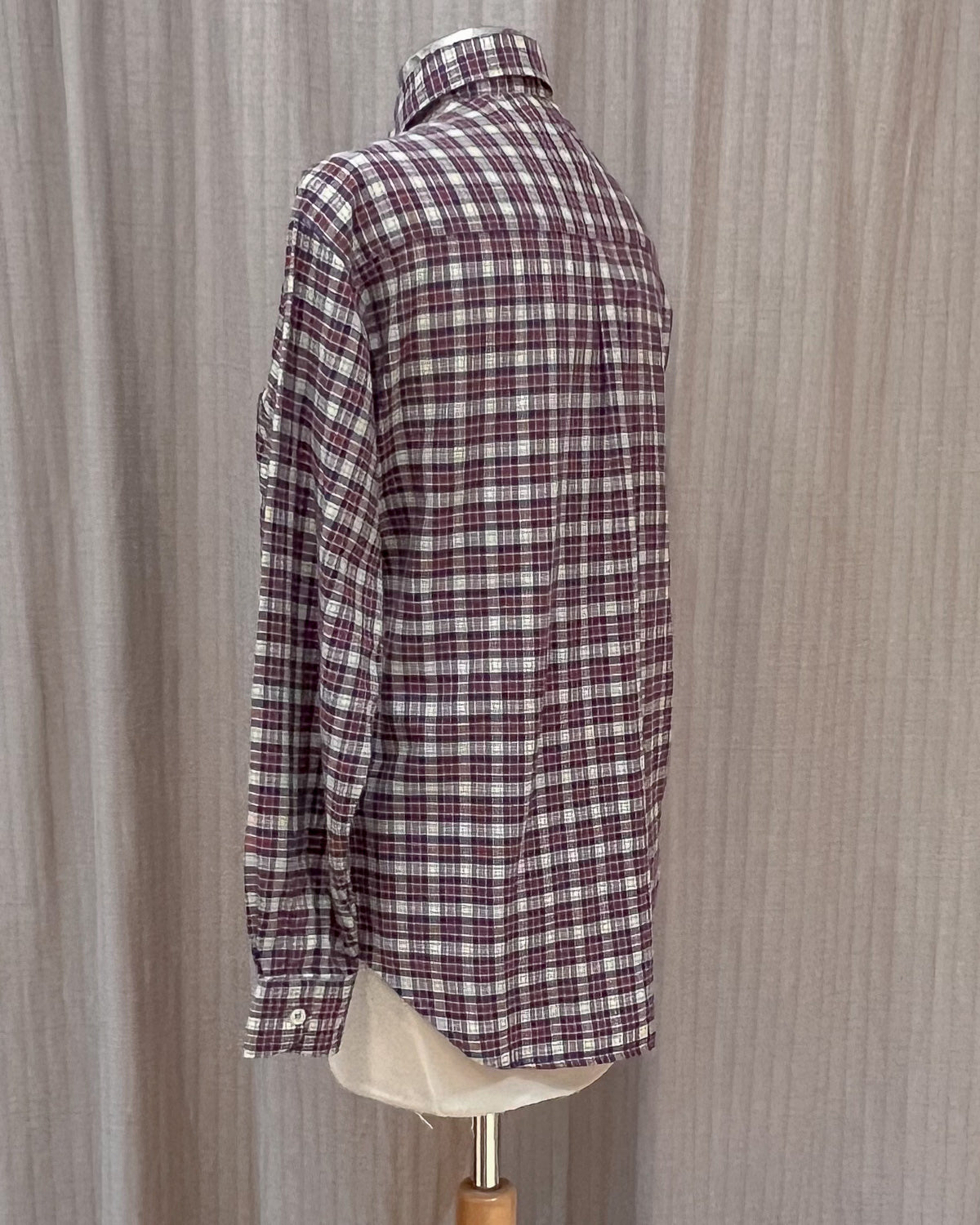 Camicia A Quadri Vintage - S