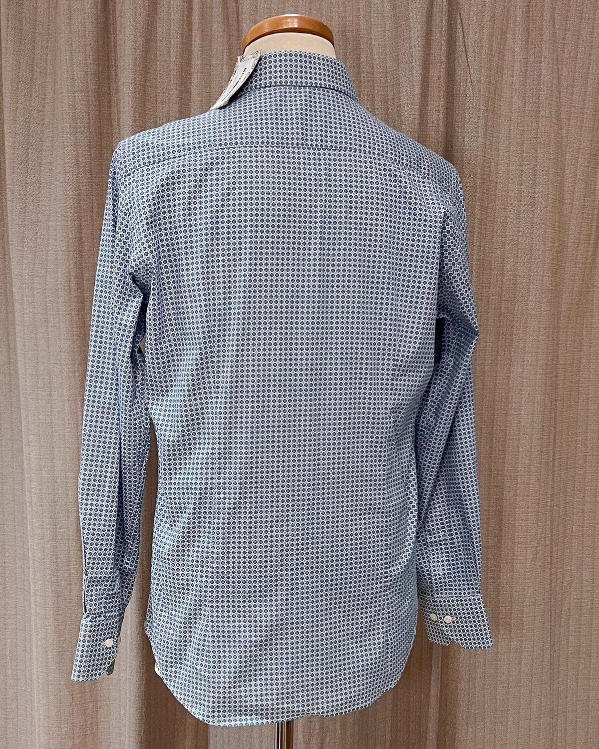 Camicia A Fantasia Slim Fit L