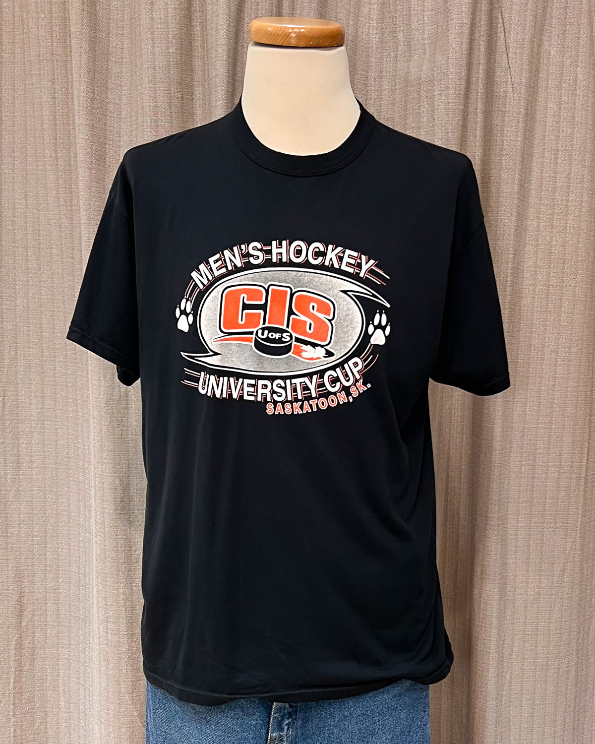 Russell - Tshirt Vintage Hockey - L