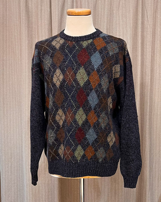 Valentino - Maglione A Rombi Vintage - XL