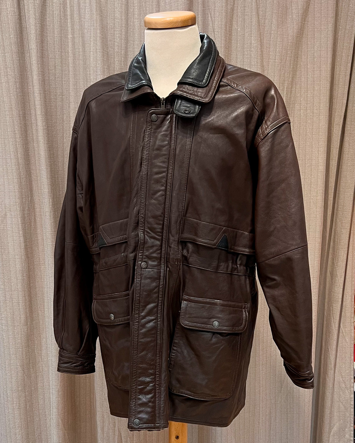 Bomber In Pelle Vintage - XL