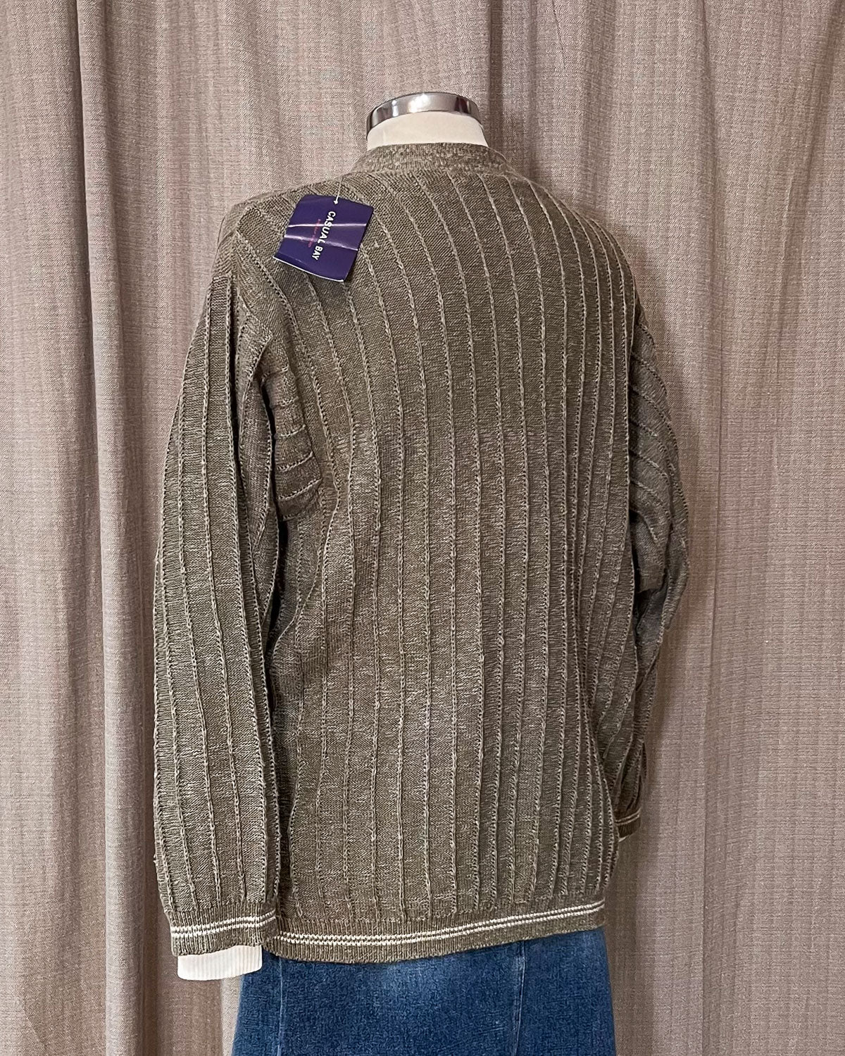 Cardigan Vintage A Coste - L