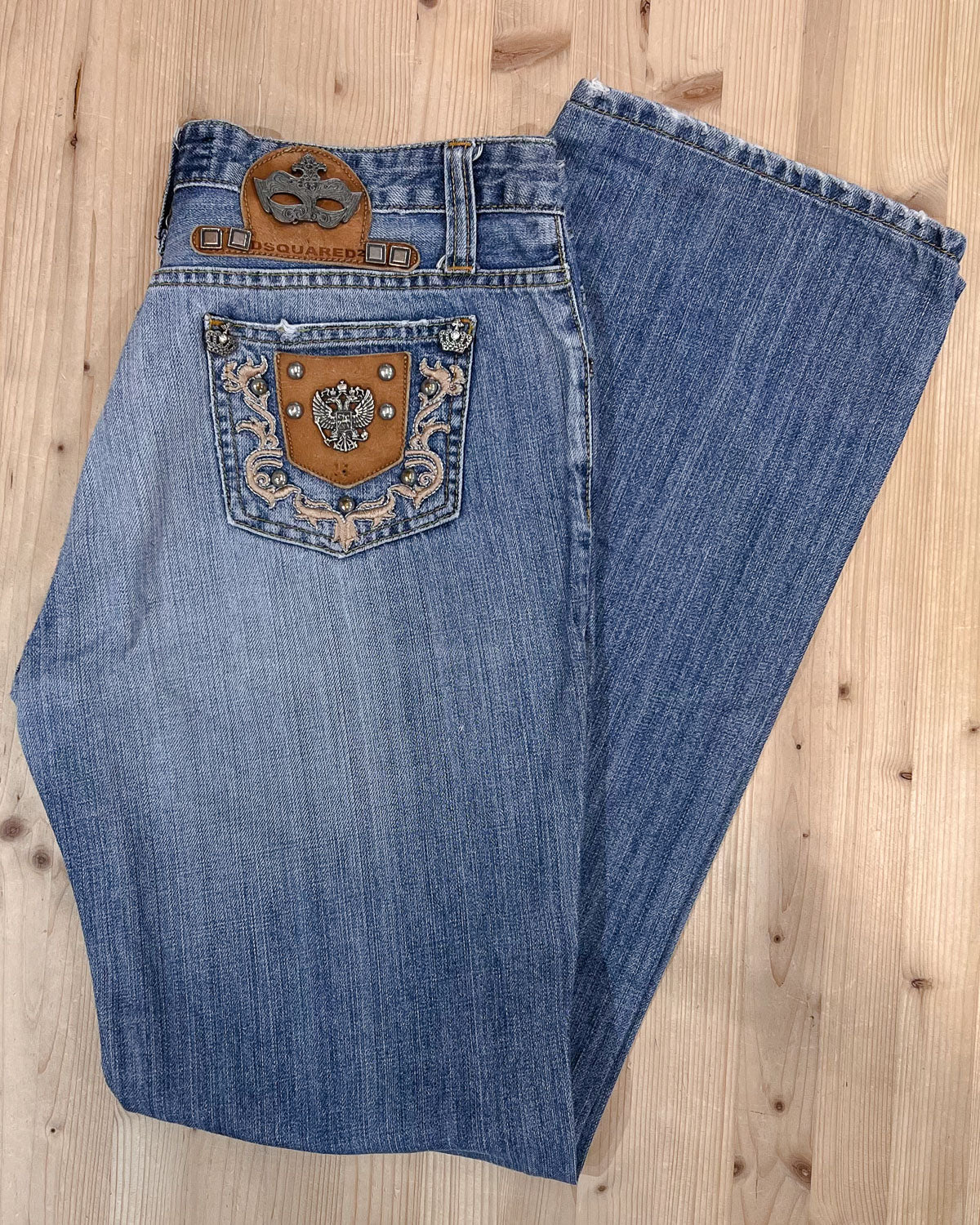 Dsquared2  Jeans Y2K Con Patch  Ita 44