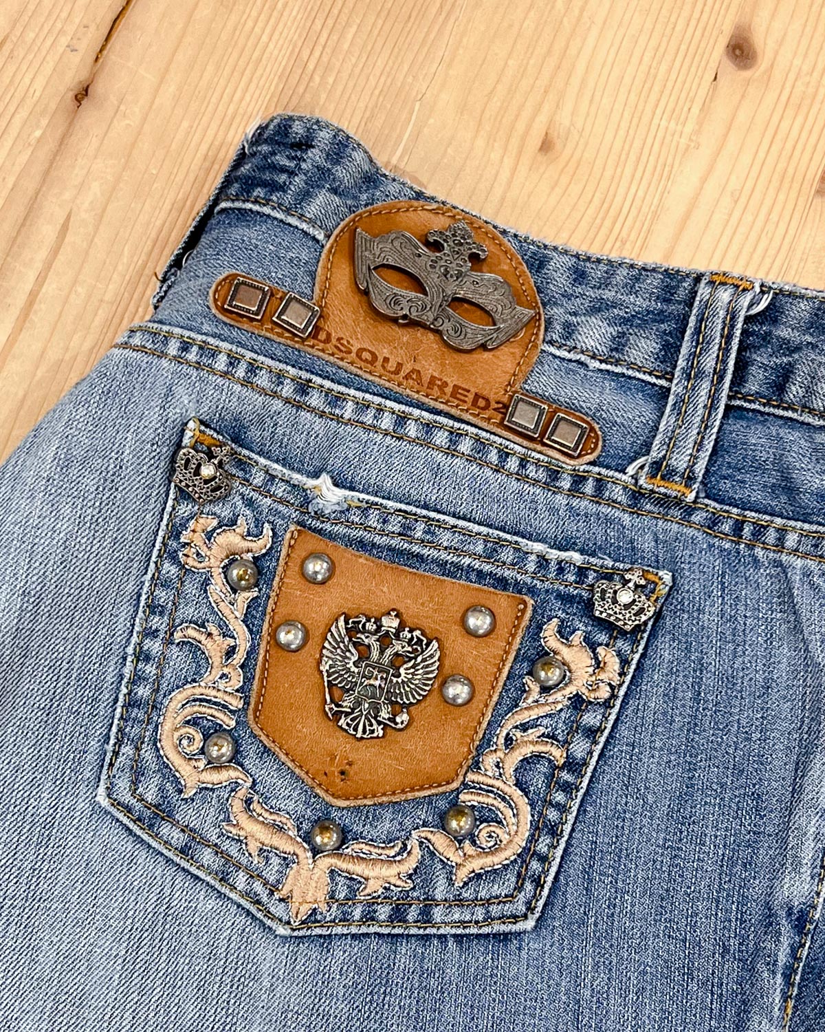 Dsquared2  Jeans Y2K Con Patch  Ita 44